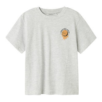 Name It T-shirt - NkmBeask - Light Grey Melange
