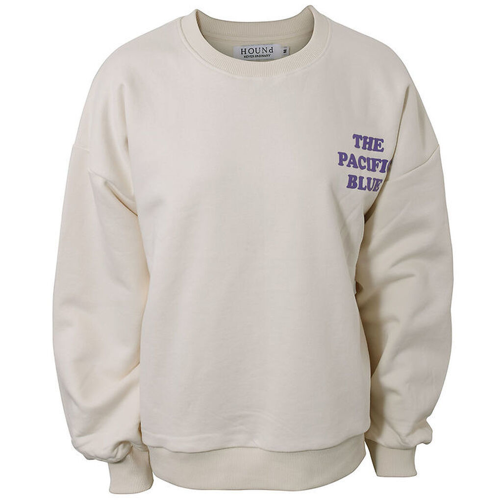 Hound Sweatshirt - Crew Neck - Off white