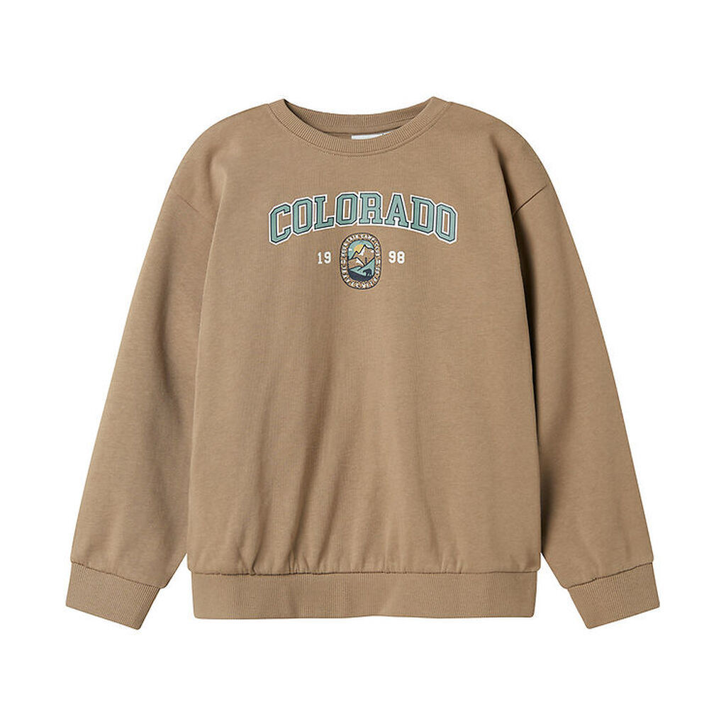 Name It Sweatshirt - NkmVildar - Weathered Teak/Colorado