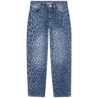 Zadig & Voltaire Jeans - Denim Blue m. Leopardprint