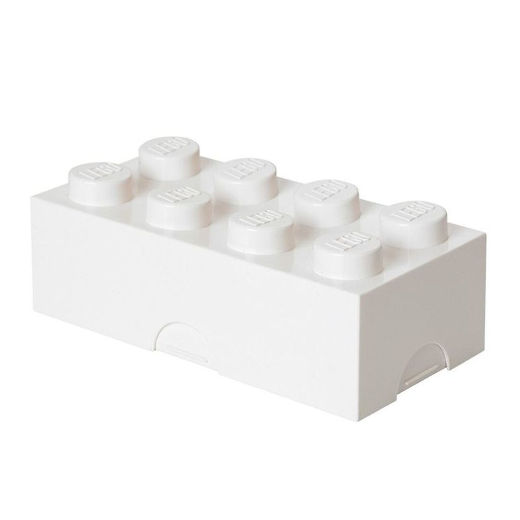 LEGOÂ® Storage Madkasse - 8 Knopper - Hvid