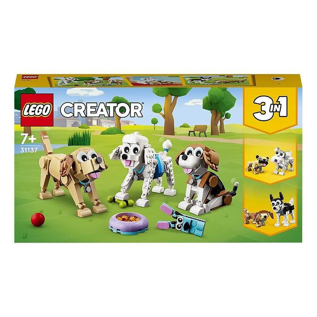 LEGOÂ® Creator - Bedårende hunde 31137 3-i-1 - 475 Dele