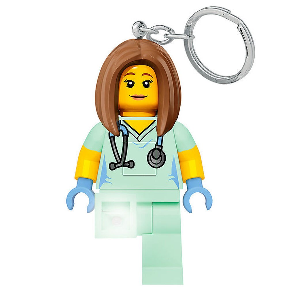 LEGOÂ® Nøglering m. Lommelygte - LEGOÂ® Nurse