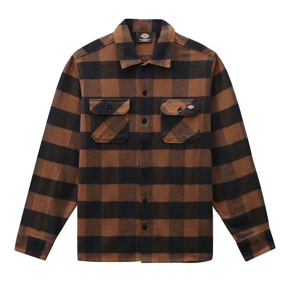Dickies Skjorte - Sacramento - Brun m. Tern