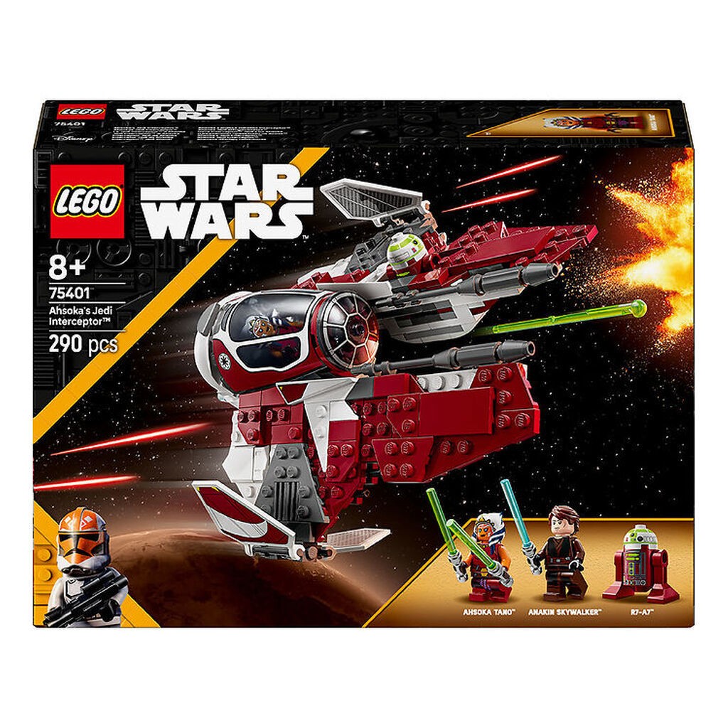 LEGOÂ® Star Wars - Ahsoka's Jedi Interceptor 75401 - 290 Dele