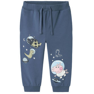 Name It Sweatpants - NmmDeb Peppa Pig - China Blue m. Print