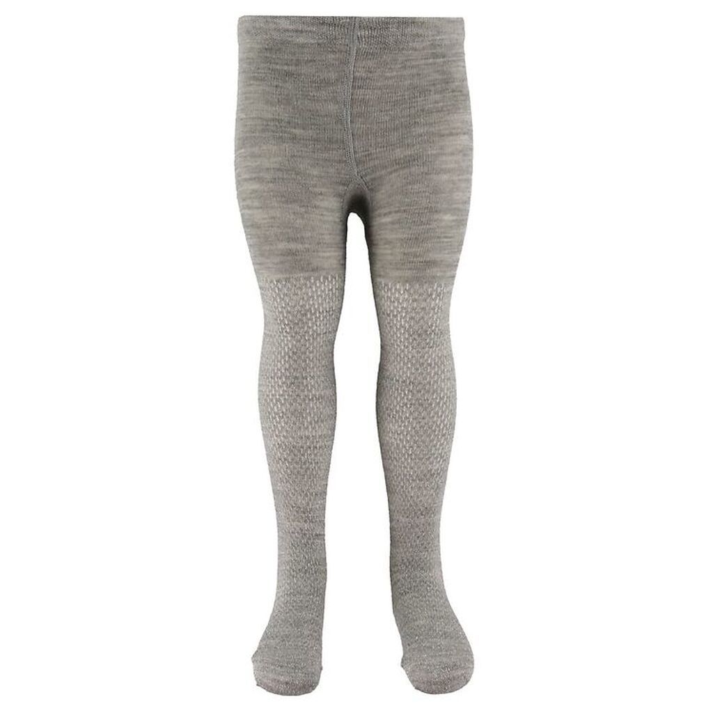 Smallstuff Strømpebukser - Uld - Gråmeleret m. Glitter