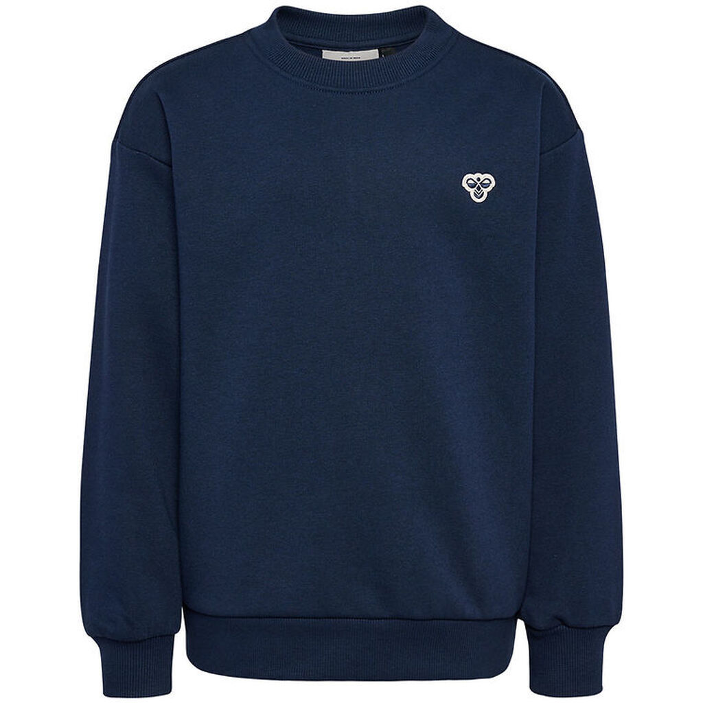 Hummel Sweatshirt - hmlJr Loose Crewneck - Dress Blue