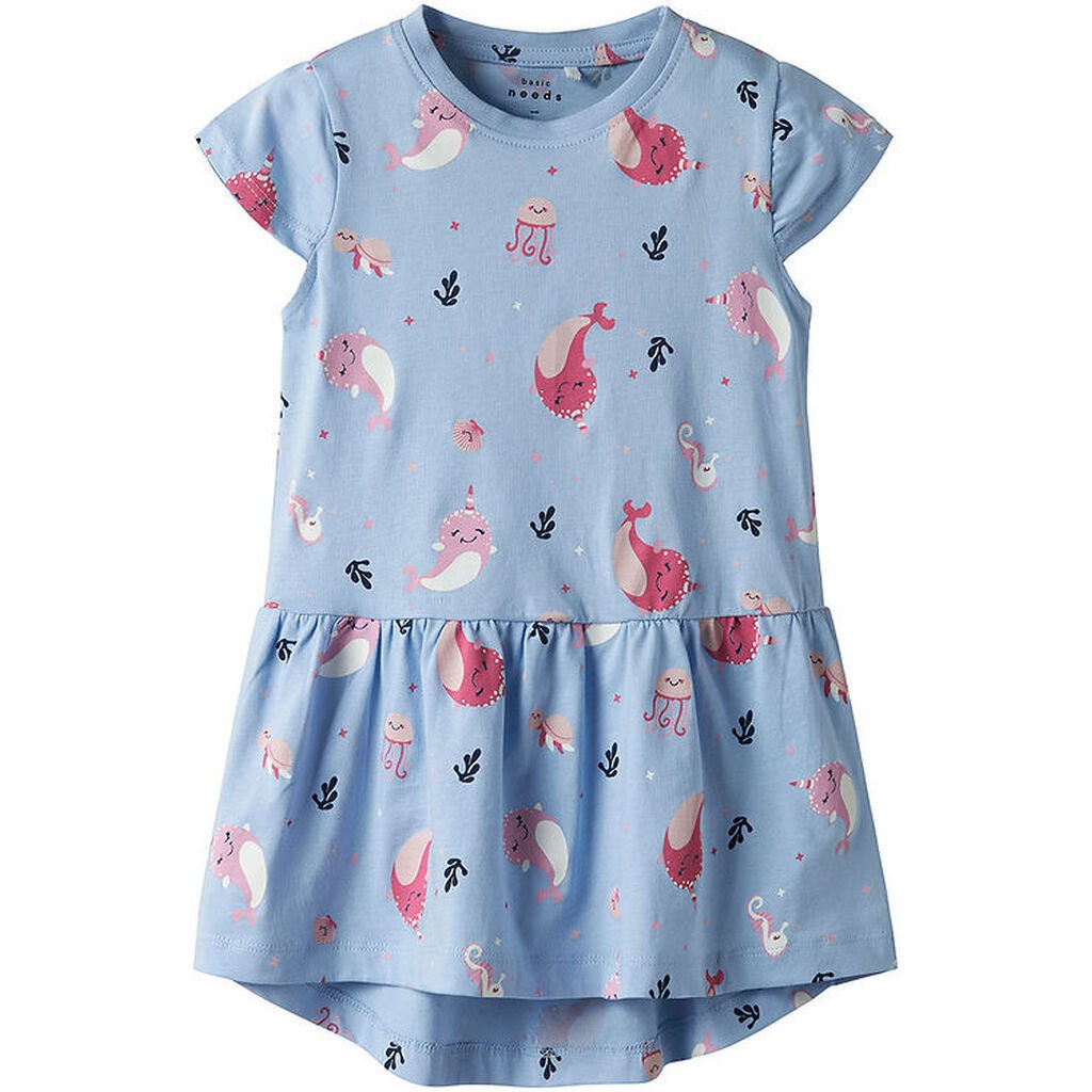 Name It Kjole - Noos - NmfVigga - Chambray Blue/Whales