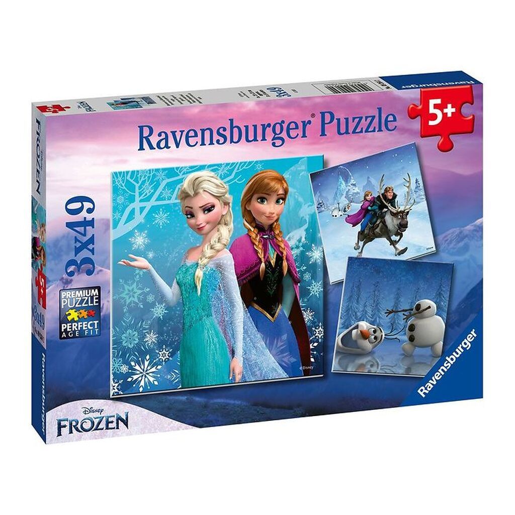 Ravensburger Puslespil - 3x49 Brikker - Winter Adventures