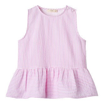 Fliink Top - Ciao - Cloud Dancer/Pink Stripe