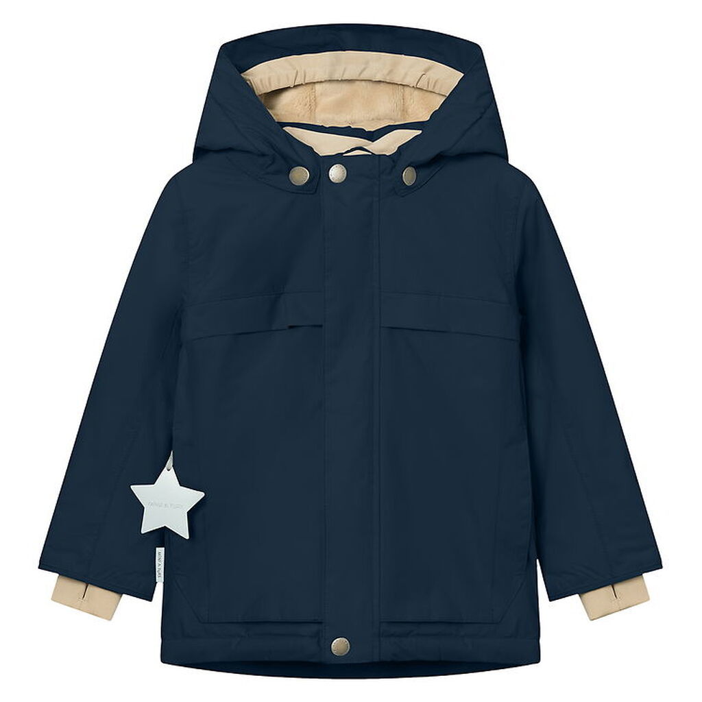 Mini A Ture Vinterjakke - MatWaldo Fleece - Outer space