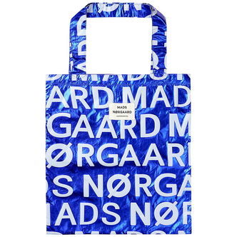 Mads Nørgaard Shopper - Sacky Metallic Atoma - Blå