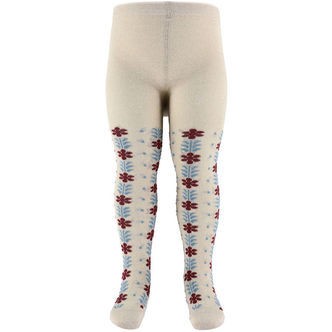 MP Strømpebukser - Uldblanding - Lucy Glitter - Cream