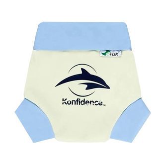 Konfidence Blebadebukser - UV50+ - Grøn/Blå