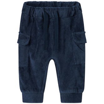 Name It Bukser - Fløjlsvelour - NbmRonny - Navy Blazer