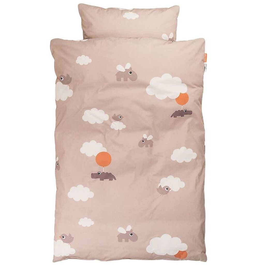 Done by Deer Sengetøj - Baby - Happy Clouds - Powder