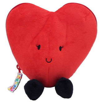 Flipetz Bamse - I love You Heart - Flower Red