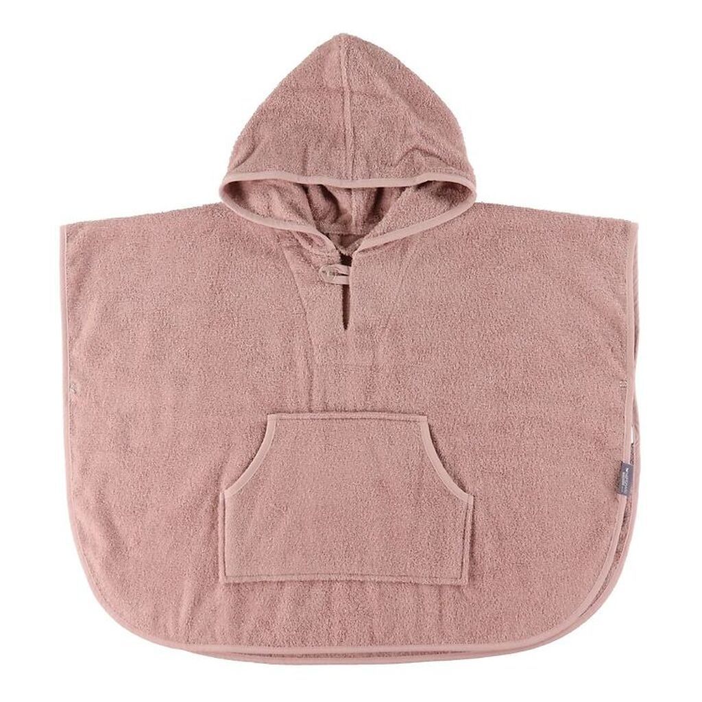 Nørgaard Madsens Badeponcho m. Hætte/Lomme - 70x50 cm - Pale Mau