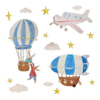 Thats Mine Wallstickers - Flying adventures - Multi