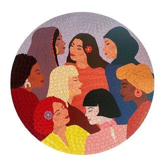 Vissevasse Puslespil - 1000 Brikker - 65x65 cm - We Are One