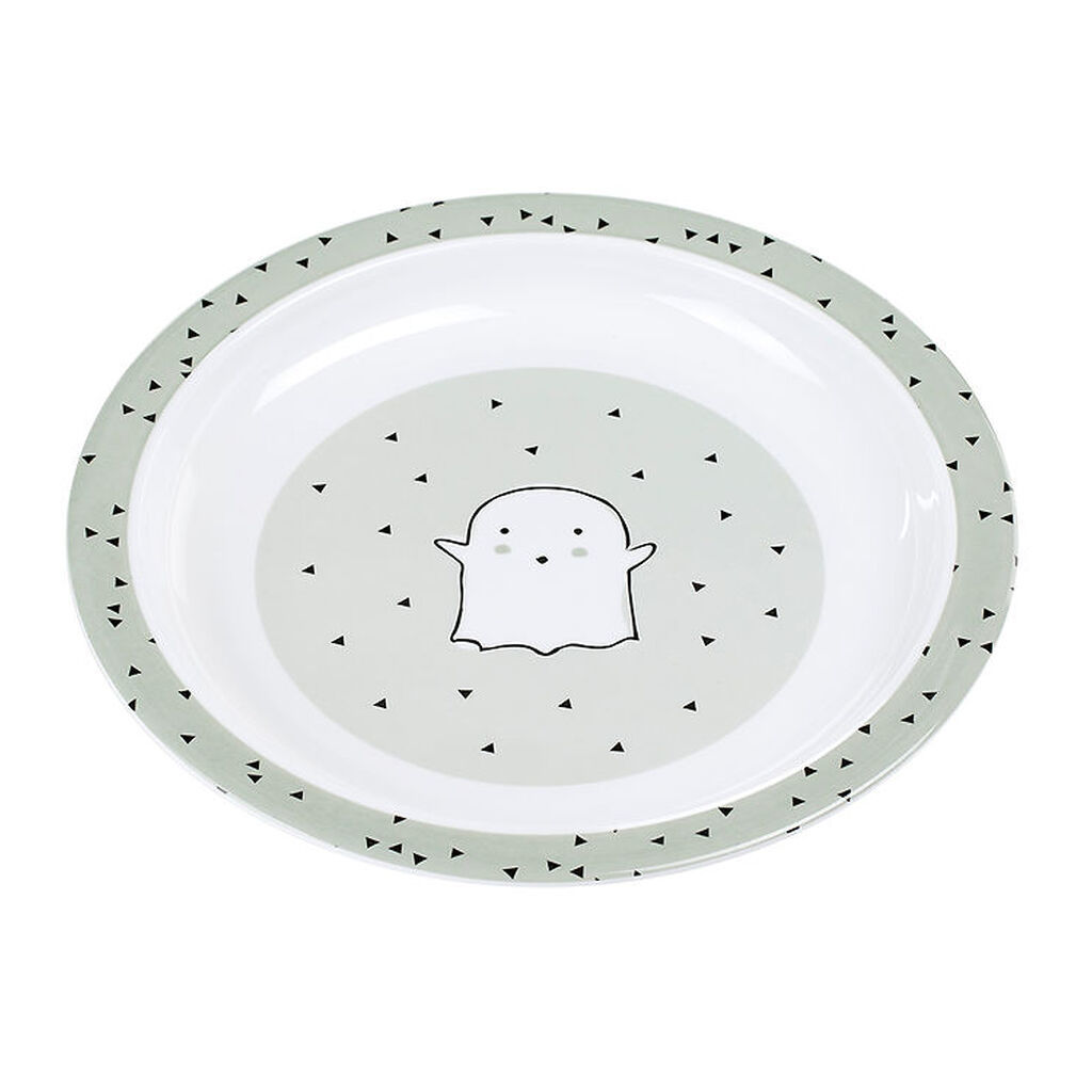 Lässig Tallerken - Silikone - Spookies Olive