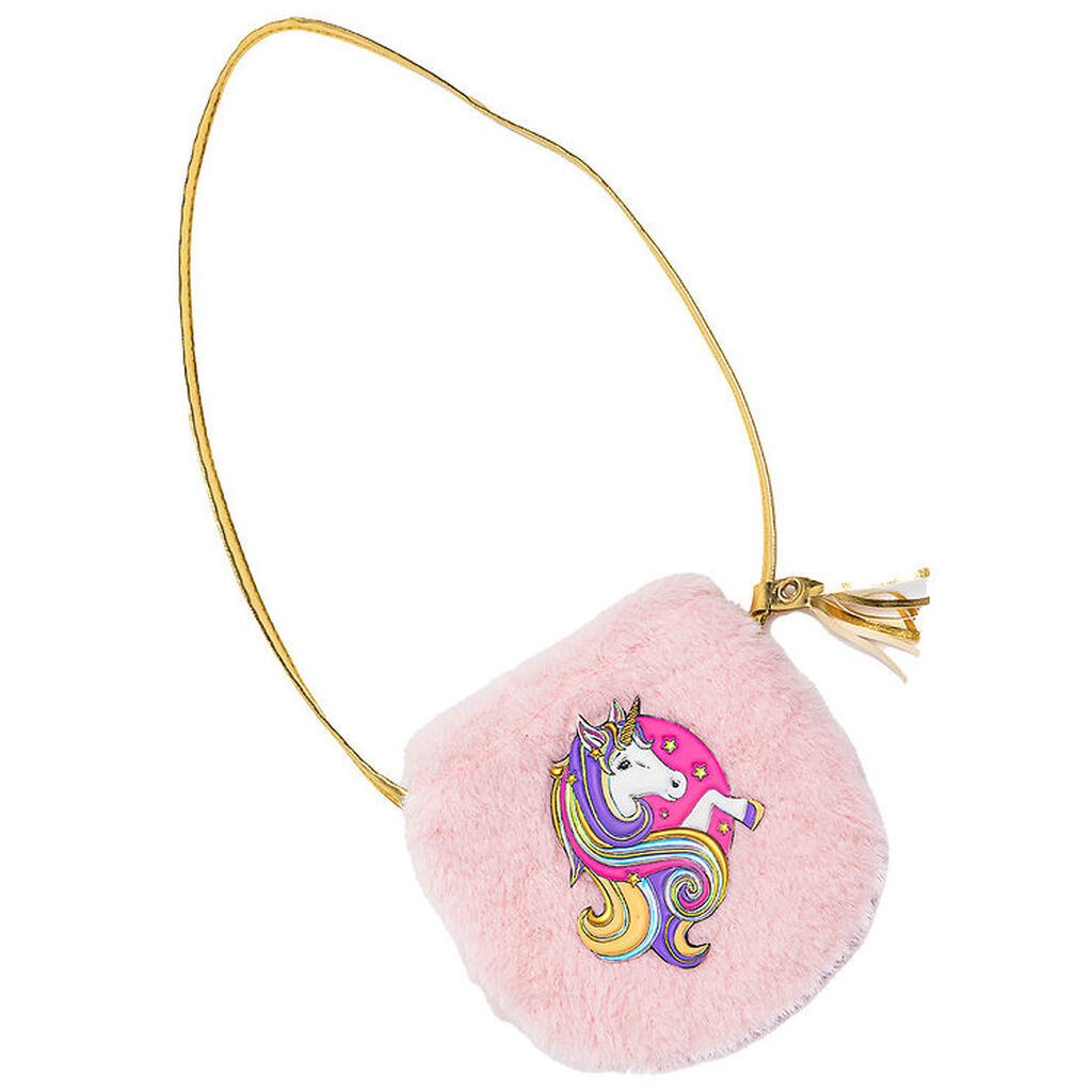 Great Pretenders Udklædning - Skuldertaske - Fluffy Pink Unicorn