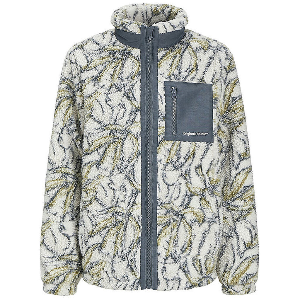 Jack & Jones Fleecejakke - JorVesterbro - Stormy Weather/AOP
