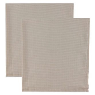 Müsli Stofbleer - 2-pak - 75x75 - Cashmere