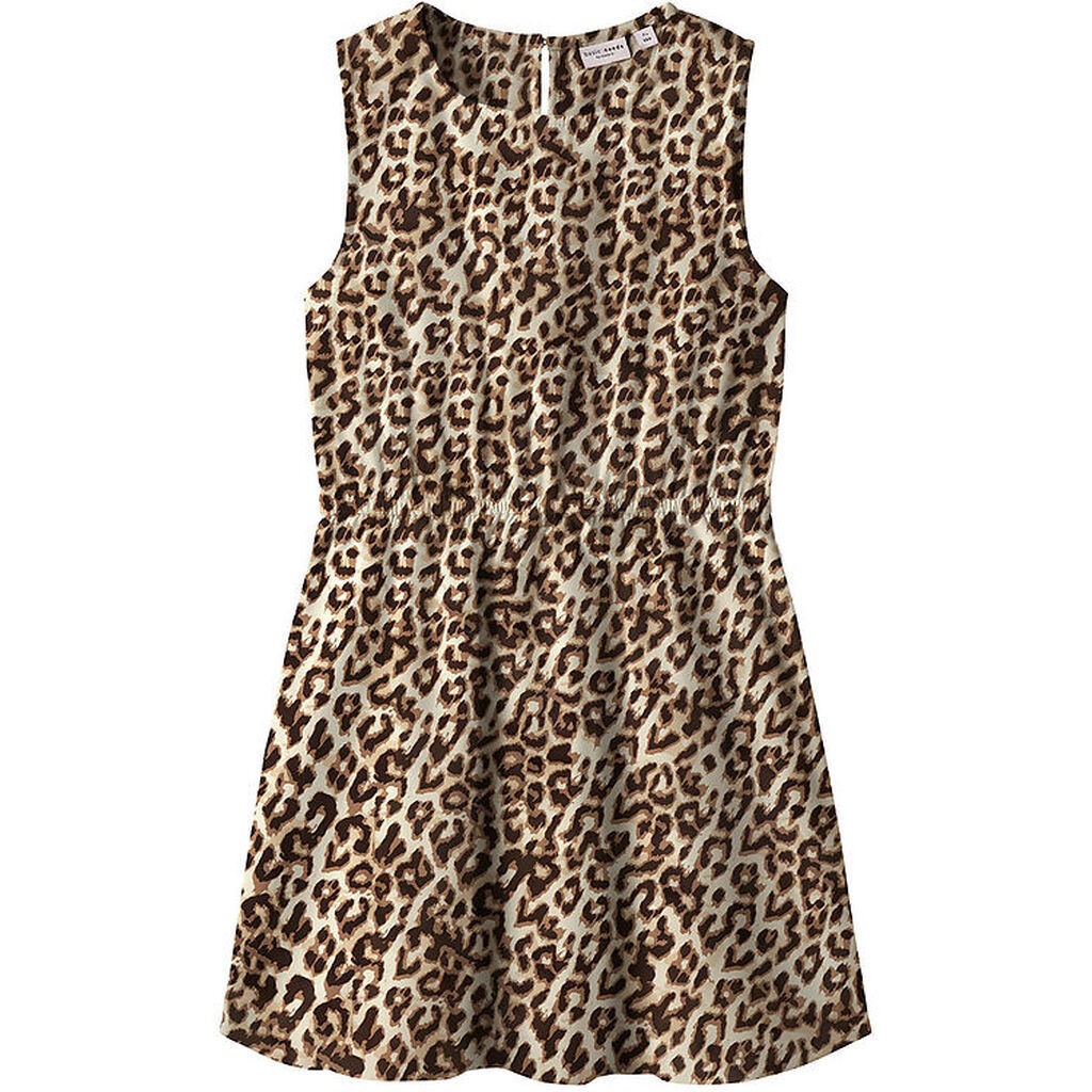 Name it Kjole - NkfVinaya - Sort/LEOPARD AOP
