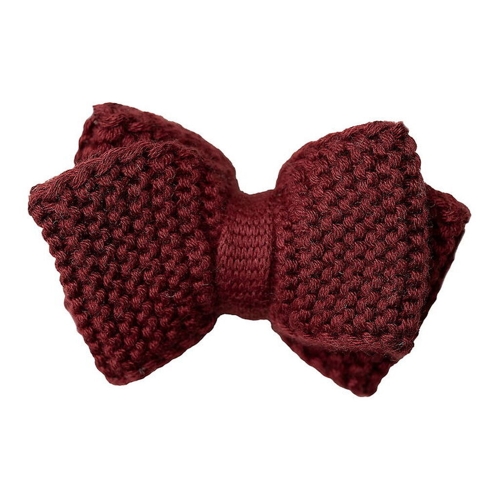 Hanevild Hårspænde m. Sløjfe - Strik - Tanja - Carbenet