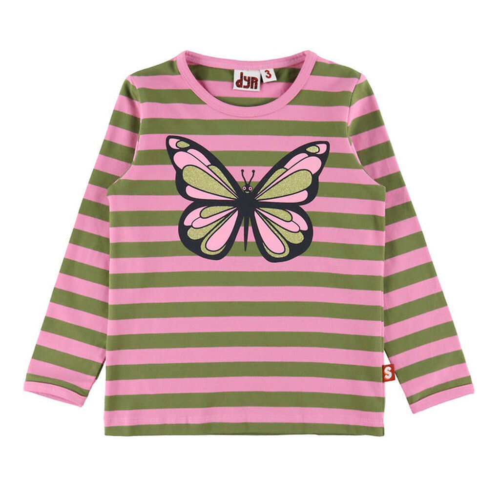DYR-Cph Bluse - Dyrroar - Rose/Olive Sommerfugl
