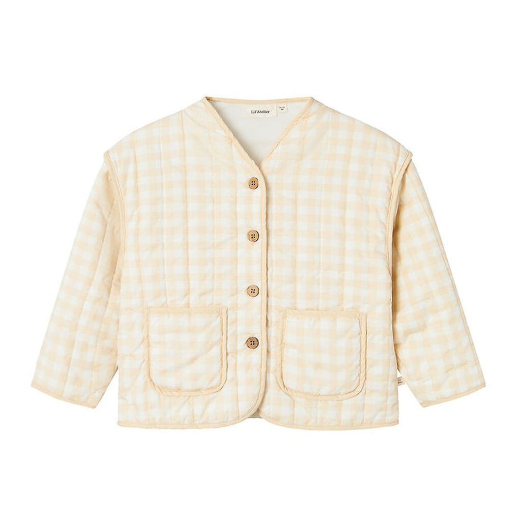 Lil' Atelier Jakke - NmfLarose - Quilt - Coconut Milk