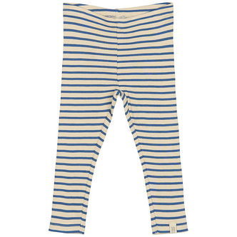 Petit Piao Leggings - Rib - Modal - True Navy/Off White