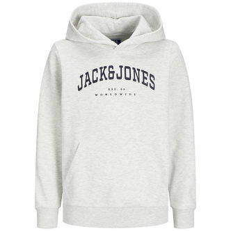 Jack & Jones Hættetrøje- JjeCaleb - Noos - White Melange/LOOSE
