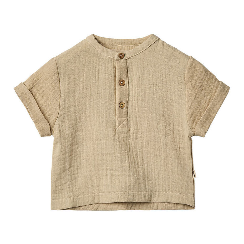 Wheat Skjorte - Musselin - Svend - Soft Sand