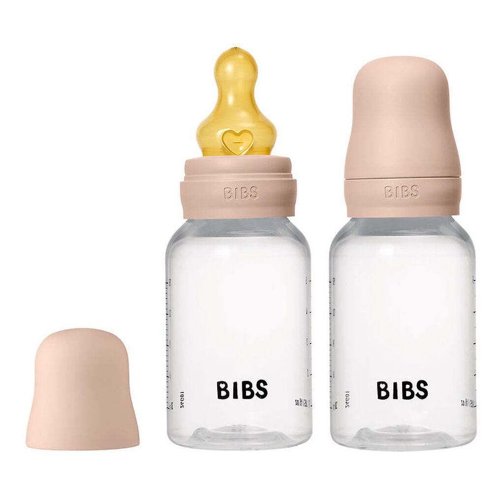BIBS Sutteflasker - 2-pak - 150 ml - PP/Latex - Blush