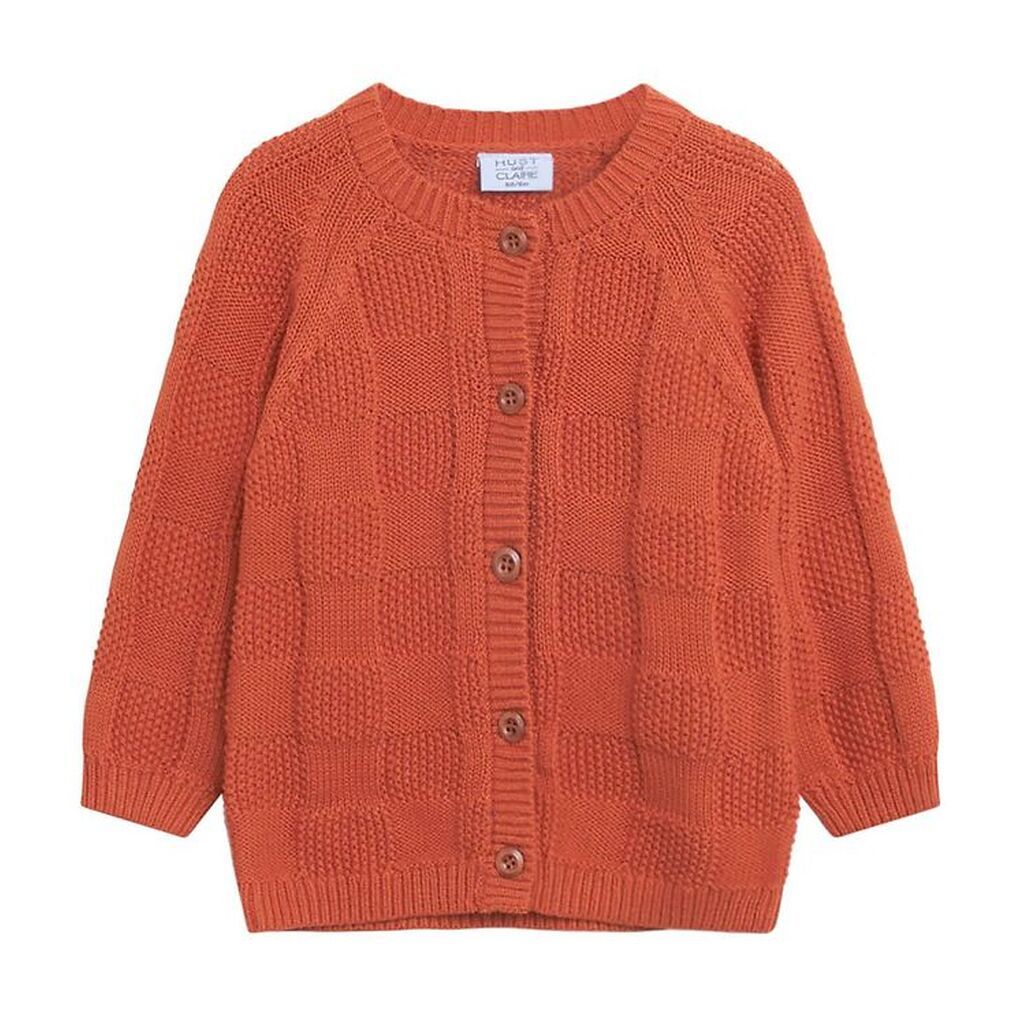 Hust and Claire Cardigan - Strik - Christoffer - Brændt Orange