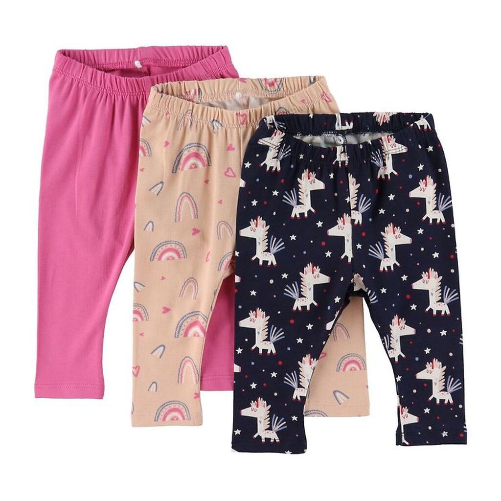 Name It Leggings - NbfDidina - 3-pak - Ibis Rose