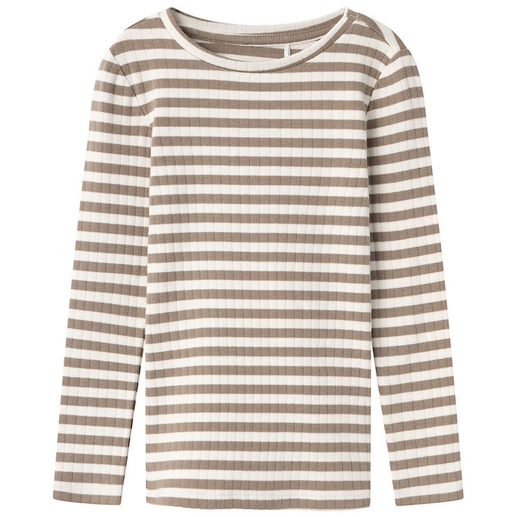 Name It Bluse - Rib - NkfSuraja - Noos - Mocha Meringue