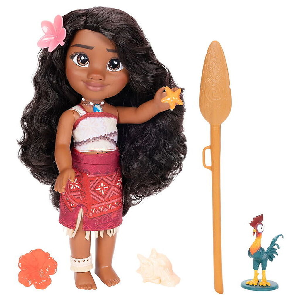 Disney Princess Dukke m. Lyd/Lys - 38 cm - Vaiana 2