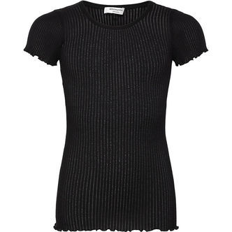 Rosemund T-shirt - Rib - Baku - Sort