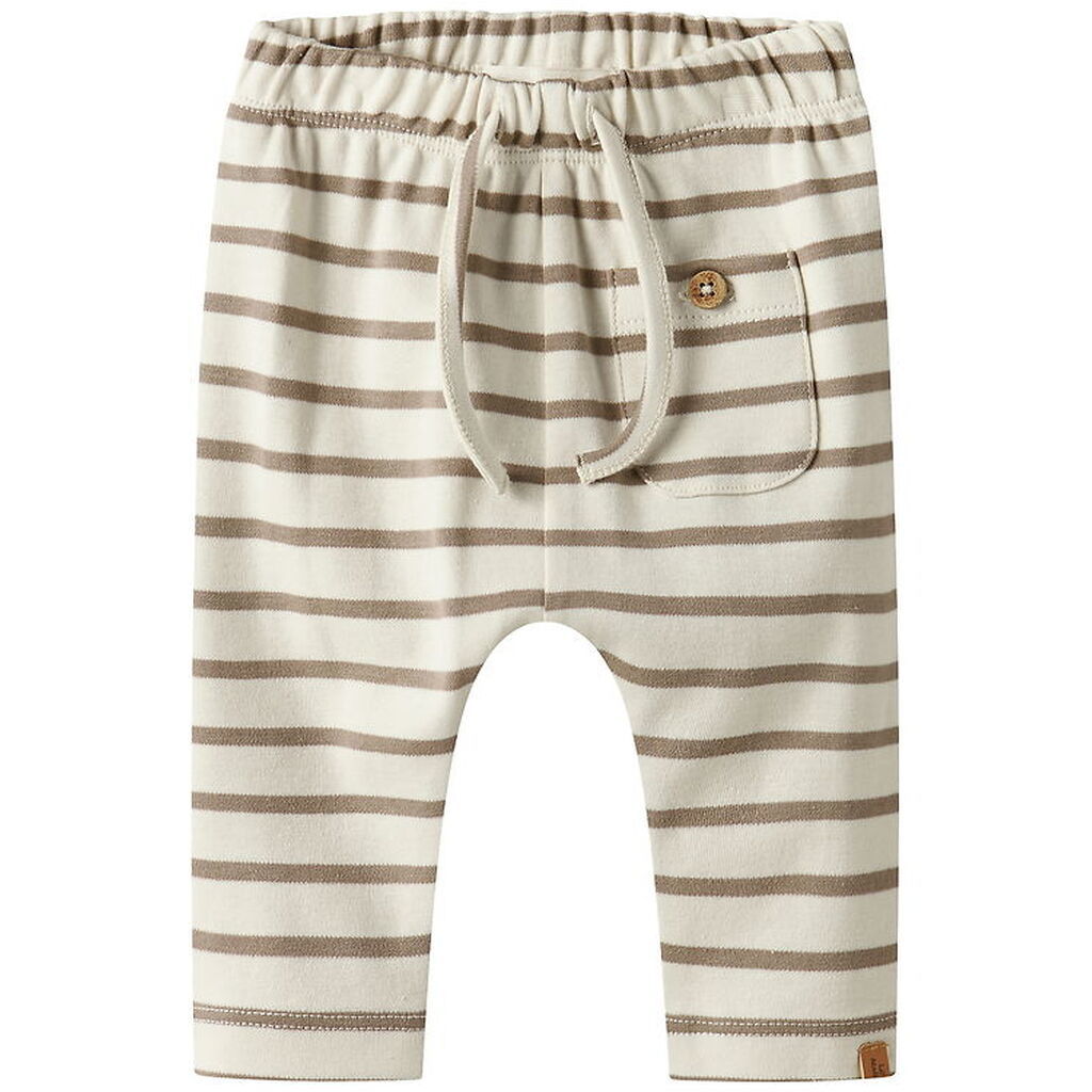 Lil' Atelier Bukser - NbmLimia - Turtledove/ Sepia Tint