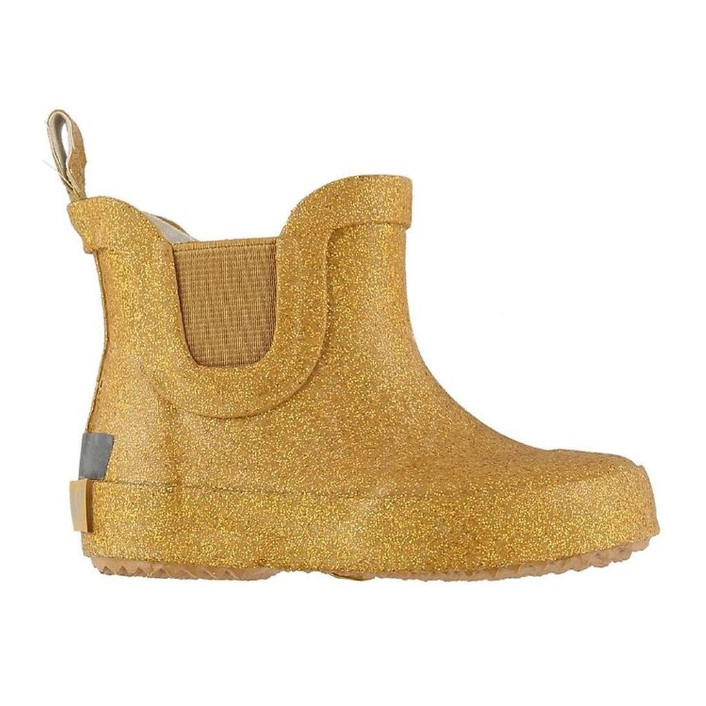 CeLaVi Gummistøvler - Lav - Gul m. Guld Glimmer