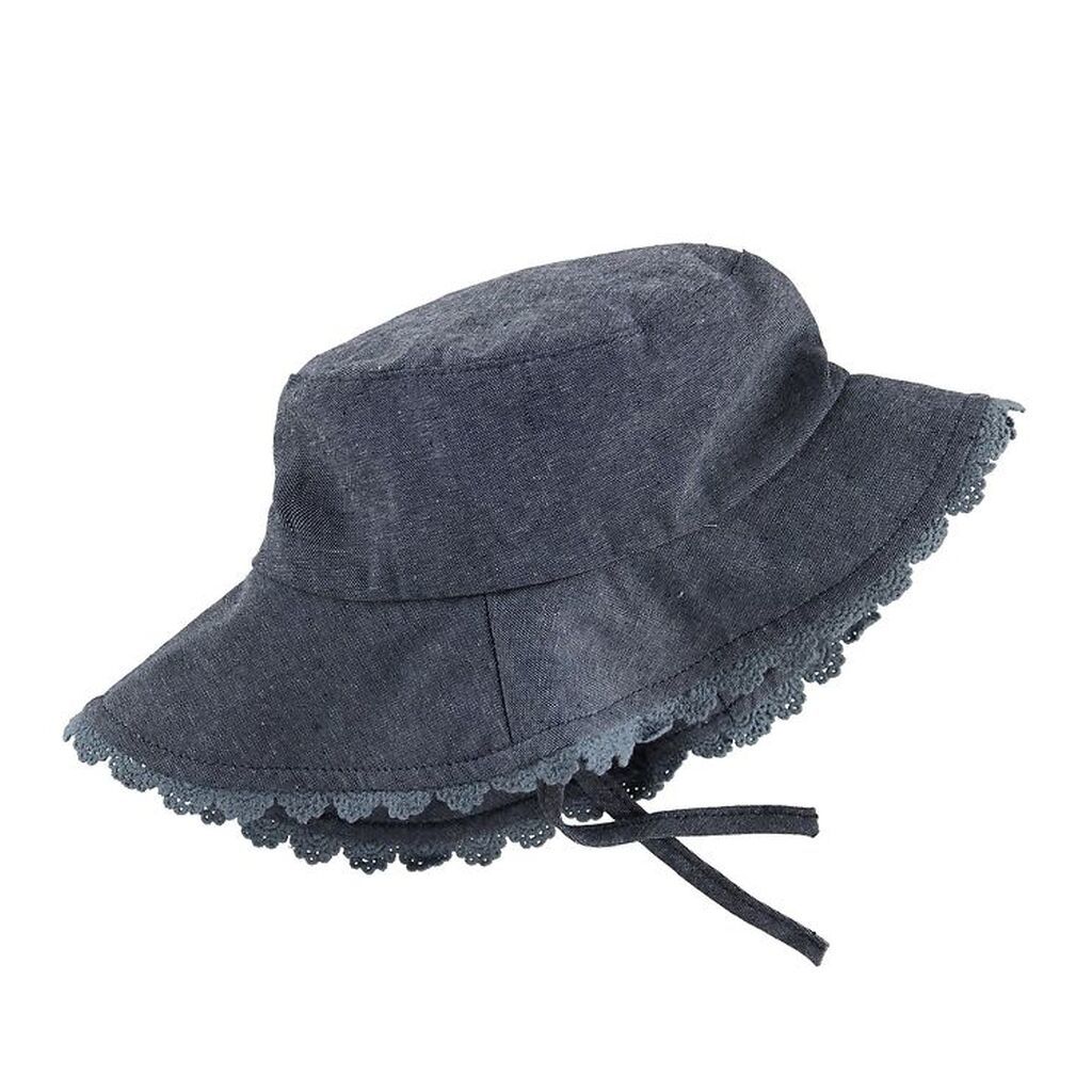 Melton Bøllehat - UV30 - Denim m. Blonde