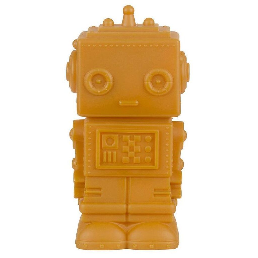 A Little Lovely Company Lampe - 14 cm - Robot - Aztec Gold