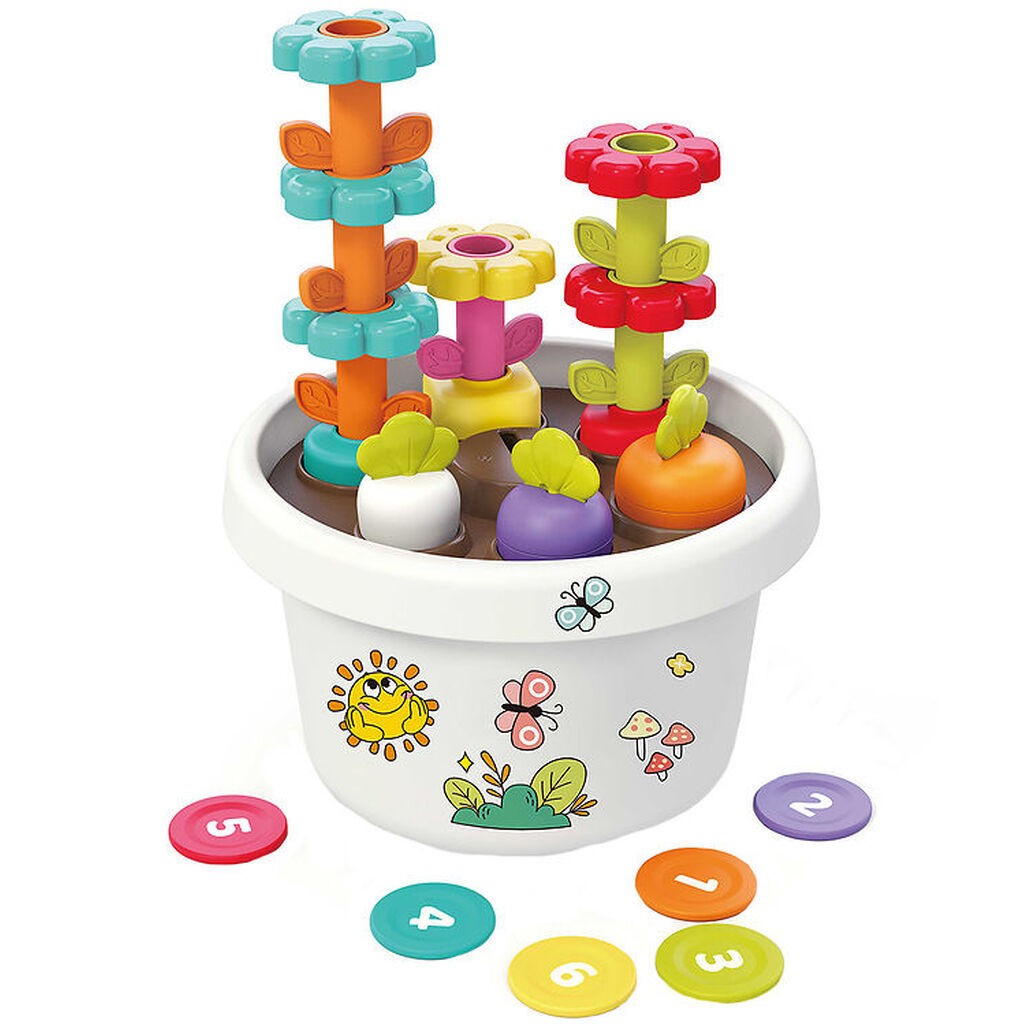 Kinder and Kids Kreativ Potte - m. Planter Og Klistermærker