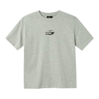 LMTD T-shirt - NlmShostar - Lysegråmeleret/Bil
