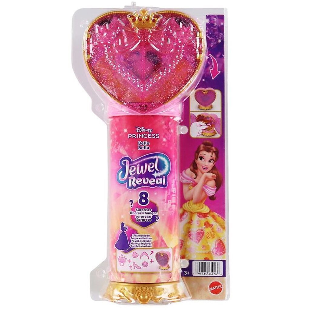 Disney Princess Dukke - 31 cm - Jewel Reveal - Belle