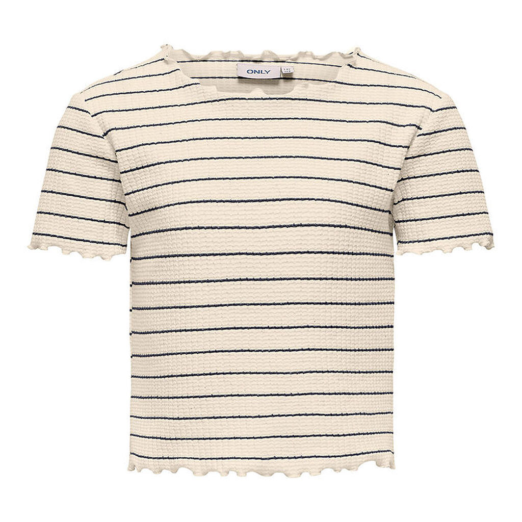 Kids Only T-shirt - Cropped - KogAnits - Antique White/Night Sky